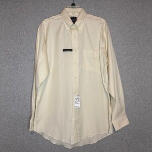 Jos. A. Bank Executive Collection Cream‎ Dress Shirt Pinpoint 15 1/2 - 34